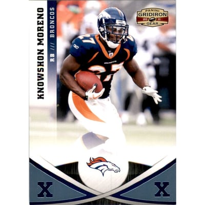2011 Panini Gridiron Gear Platinum X's #70 Knowshon Moreno