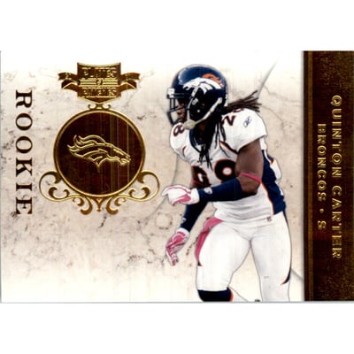 2011 Panini Plates and Patches Gold #161 Quinton Carter