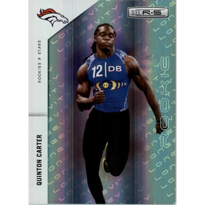 2011 Rookies and Stars Longevity Parallel Platinum #228 Quinton Carter