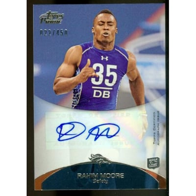 2011 Topps Prime Rookie Autographs #51 Rahim Moore/450