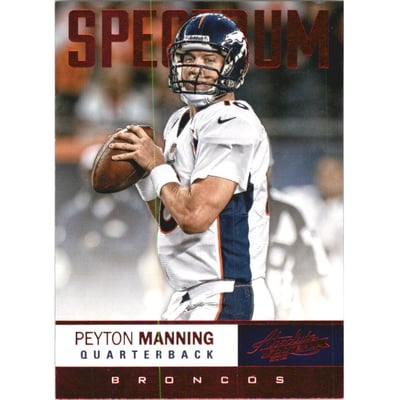 2012 Absolute Spectrum Red Retail #42 Peyton Manning