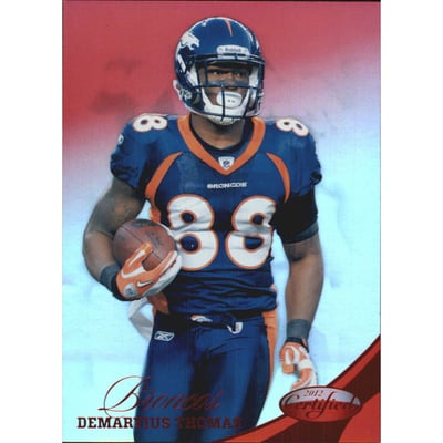 2012 Certified Mirror Red #53 Demaryius Thomas
