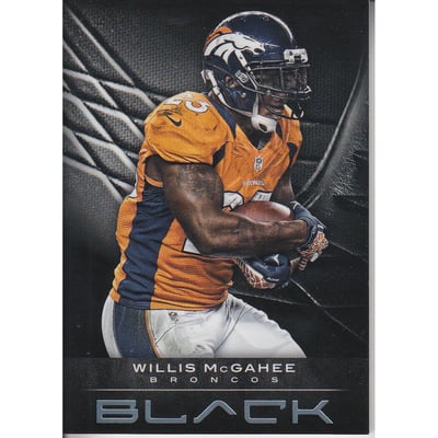 2012 Panini Black Platinum #44 Willis McGahee