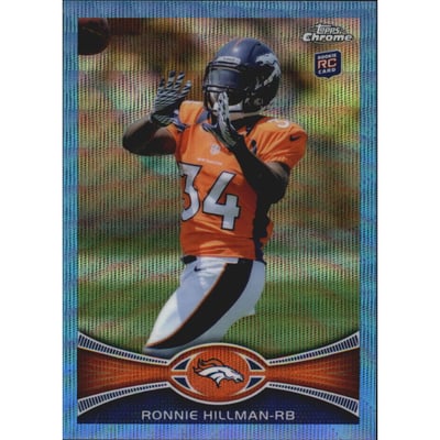 2012 Topps Chrome Blue Wave Refractors #BW192 Ronnie Hillman