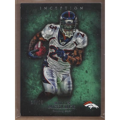 2012 Topps Inception Green #38 Willis McGahee