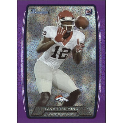 2013 Bowman Silver Ice Purple #134 Tavarres King