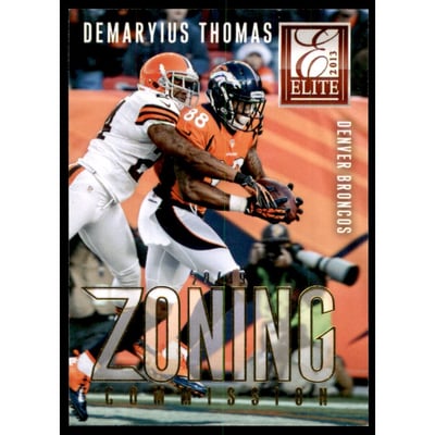 2013 Elite Zoning Commission Gold #20 Demaryius Thomas