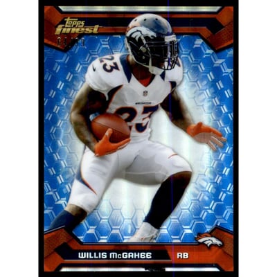 2013 Finest Gold Refractors #88 Willis McGahee