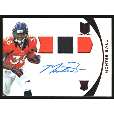 2013 Momentum Rookie Signatures #228 Montee Ball JSY/399