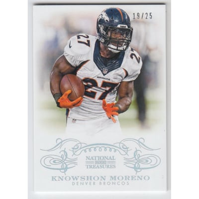 2013 Panini National Treasures Century Silver #32 Knowshon Moreno