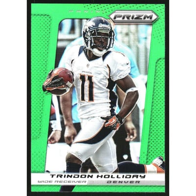 2013 Panini Prizm Prizms Green #81 Trindon Holliday