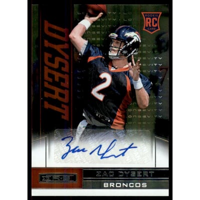 2013 Rookies and Stars Rookie Autographs Longevity #199 Zac Dysert