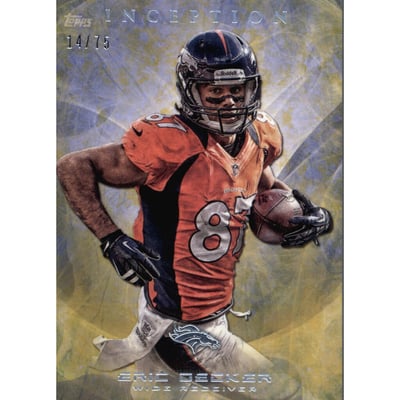 2013 Topps Inception Yellow #46 Eric Decker