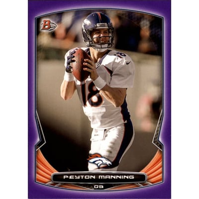 2014 Bowman Purple #V80 Peyton Manning
