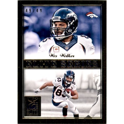 2014 Elite Series Gold #30 Wes Welker