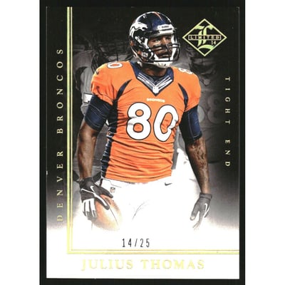 2014 Limited Gold Spotlight #33 Julius Thomas