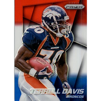2014 Panini Prizm Prizms Red White and Blue #62 Terrell Davis