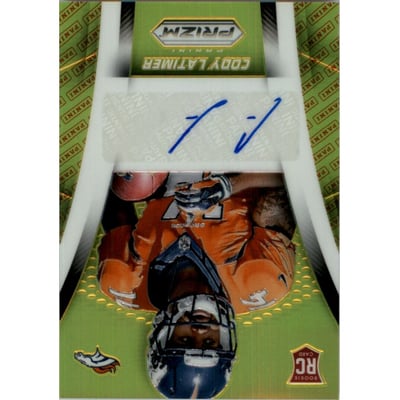 2014 Panini Prizm Rookie Autographs Prizms Panini Logo #ARCL Cody Latimer/200
