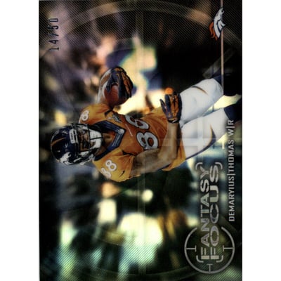 2014 Topps Chrome Mini Fantasy Focus Refractors #FFDR Dez Bryant