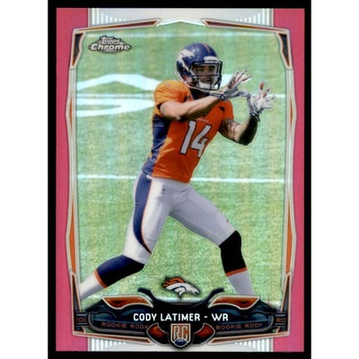 2014 Topps Chrome Mini Pink Refractors #211 Cody Latimer