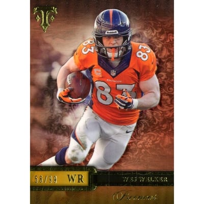 2014 Topps Triple Threads Gold #65 Wes Welker