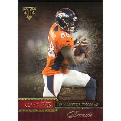 2014 Topps Triple Threads Ruby #38 Demaryius Thomas