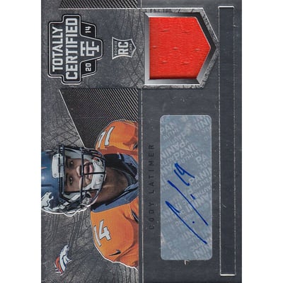 2014 Totally Certified Rookie Autograph Jerseys #170 Cody Latimer