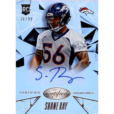 2015 Certified Signatures Mirror Silver #CSSR Shane Ray/99