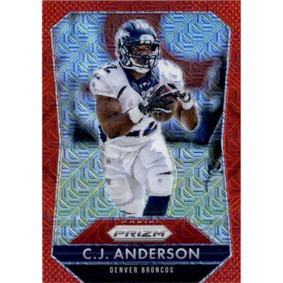 2015 Panini Prizm Prizms Red Power #102 C.J. Anderson