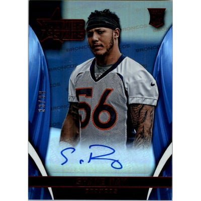 2015 Rookies and Stars Longevity Rookie Signatures Team Name #83 Shane Ray/99