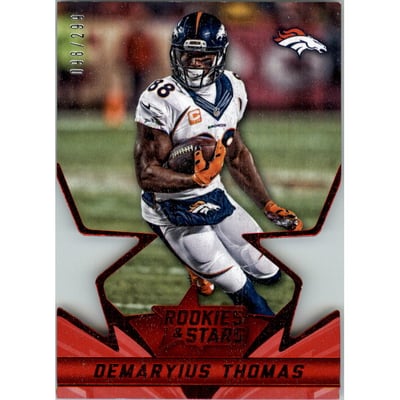 2015 Rookies and Stars Star Studded Die Cuts Red #30 Demaryius Thomas