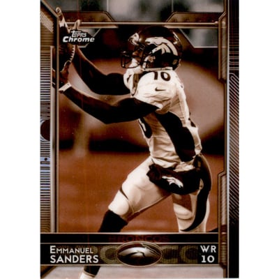 2015 Topps Chrome Sepia Refractors #61 Emmanuel Sanders