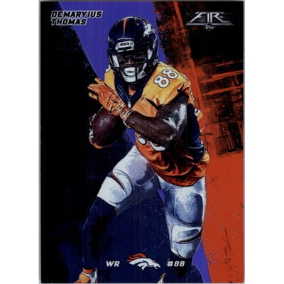 2015 Topps Fire Purple #87 Demaryius Thomas
