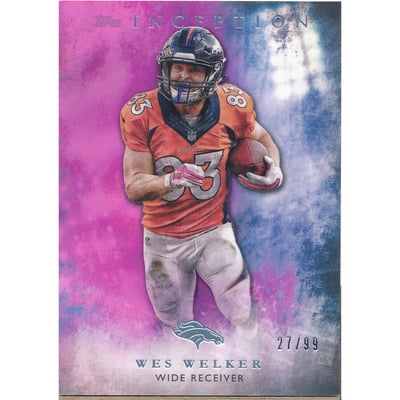 2015 Topps Inception Magenta #94 Wes Welker