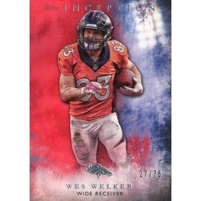2015 Topps Inception Red #94 Wes Welker
