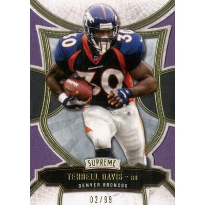 2015 Topps Supreme Violet #49 Terrell Davis