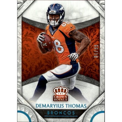 2016 Crown Royale Holo Light Blue #63 Demaryius Thomas