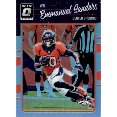 2016 Donruss Optic Carolina Blue #31 Emmanuel Sanders