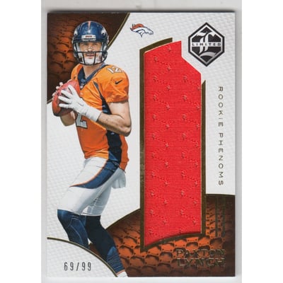 2016 Limited Rookie Phenoms Jerseys #1 Paxton Lynch
