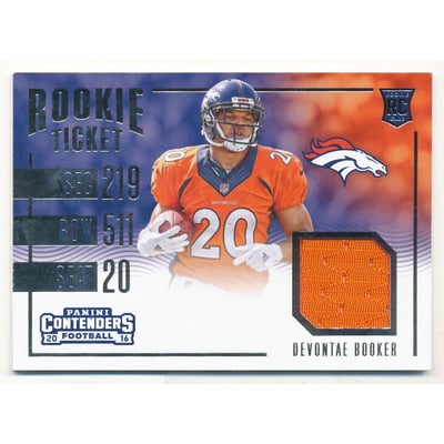 2016 Panini Contenders Rookie Ticket Swatches Variation #16 Devontae Booker
