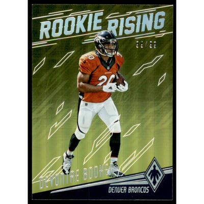 2016 Panini Phoenix Rookie Rising Yellow #RRDB Devontae Booker