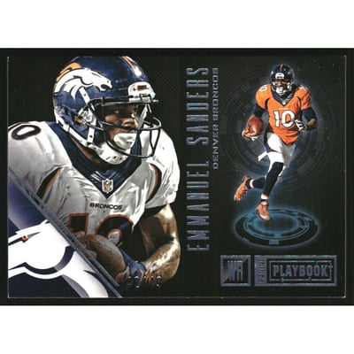 2016 Panini Playbook Platinum #89 Emmanuel Sanders