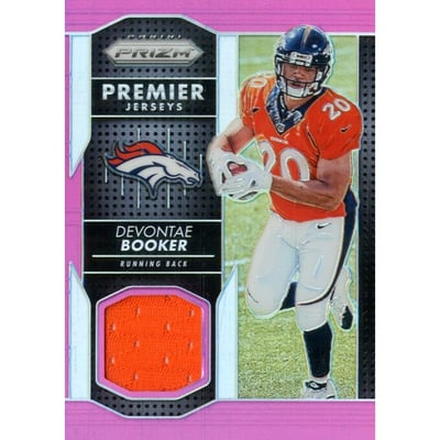2016 Panini Prizm Prizm Premier Jerseys Pink #26 Devontae Booker