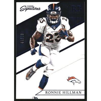 2016 Prime Signatures Prime Proof Blue #35 Ronnie Hillman