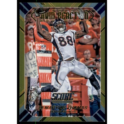 2016 Score Chain Reaction Jumbo Gold #14 Demaryius Thomas