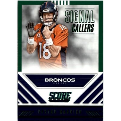 2016 Score Signal Callers Green #7 Peyton Manning