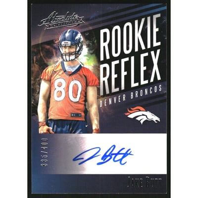 2017 Absolute Rookie Reflex Signatures #13 Jake Butt/400