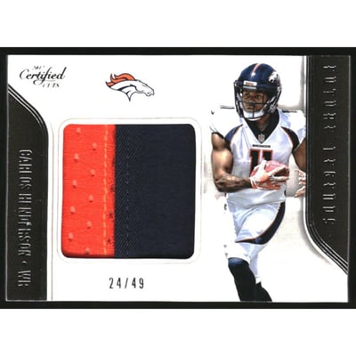 2017 Certified Cuts Future Legends Memorabilia Silver #9 Carlos Henderson