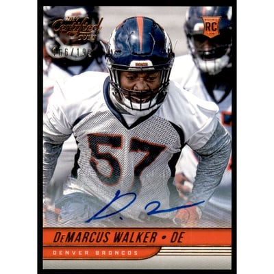2017 Certified Cuts Rookie Scripts #178 DeMarcus Walker