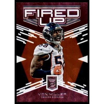 2017 Elite Fired Up Purple #24 Von Miller